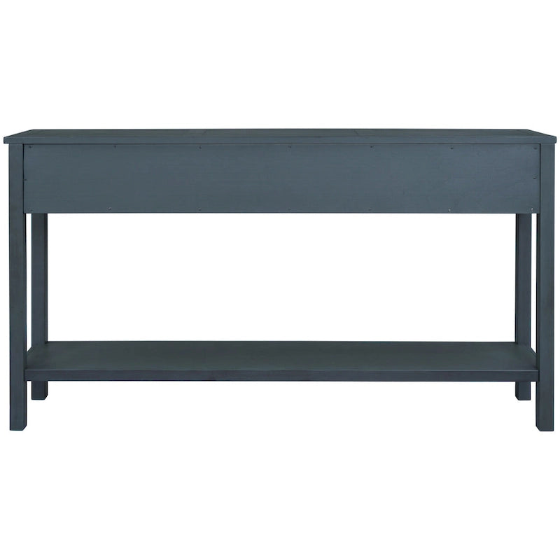 Console d'entrée style ferme, table d'appoint pour canapé