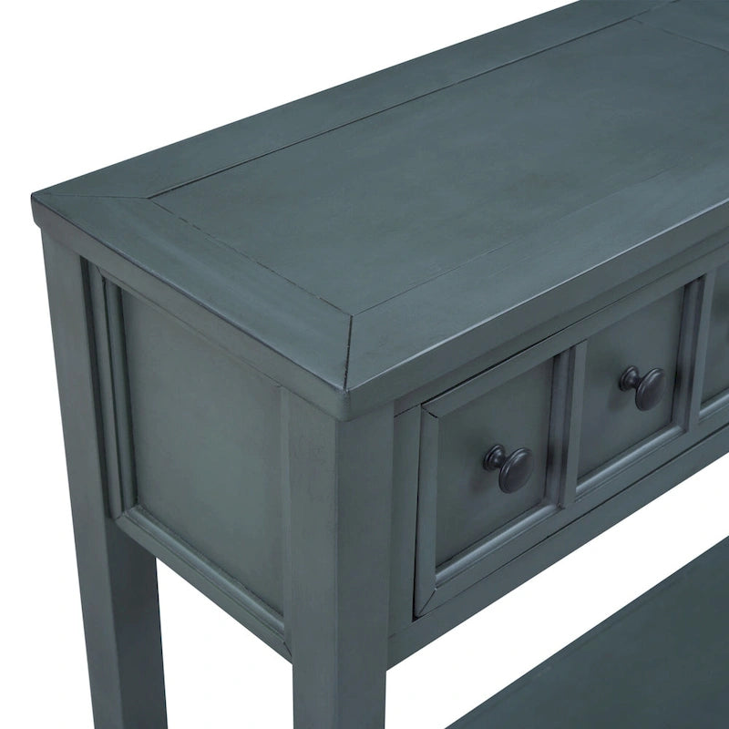 Console d'entrée style ferme, table d'appoint pour canapé
