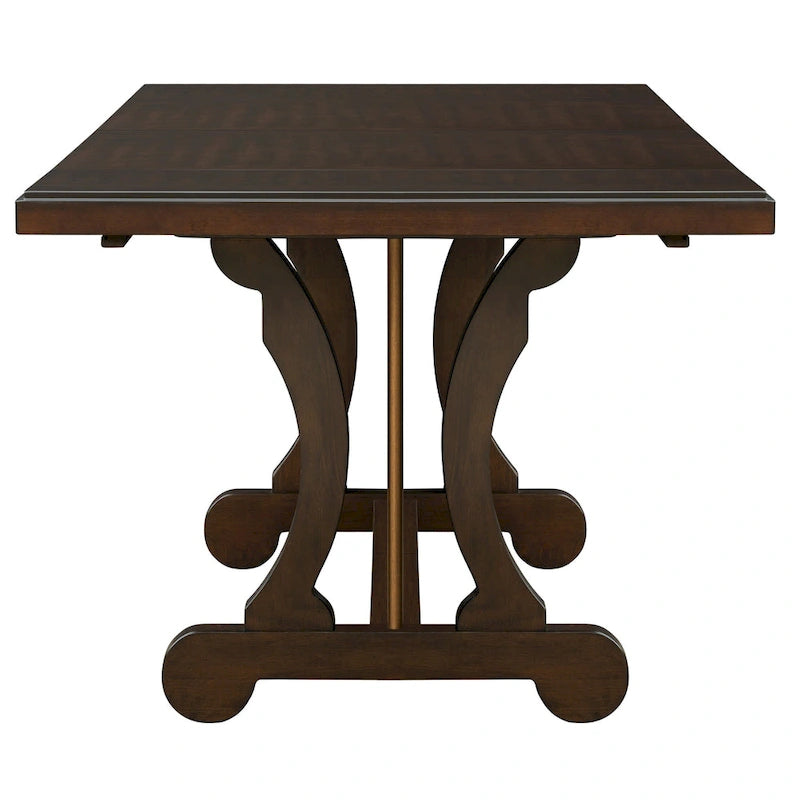 Table de salle à manger rectangulaire extensible