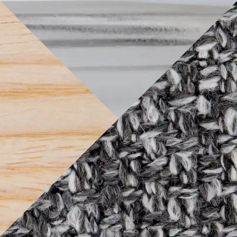 24. Tabourets hauts avec piètement en bois naturel (lot de 2)