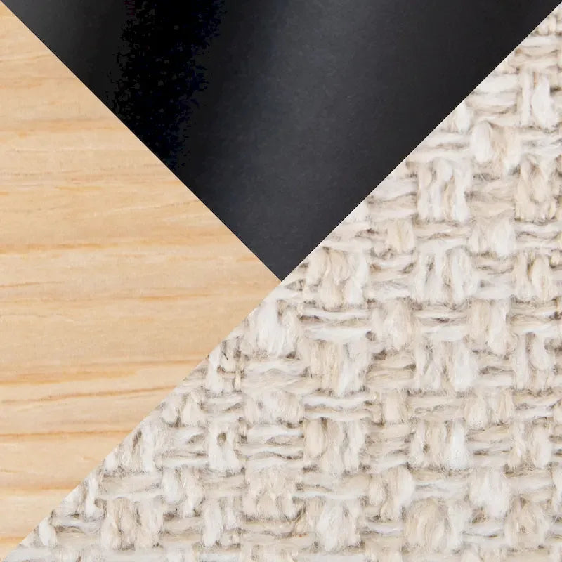 24. Tabourets hauts avec piètement en bois naturel (lot de 2)