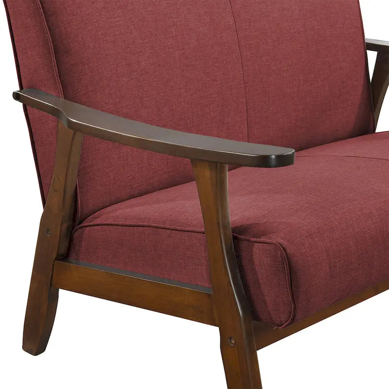 Canapé double en lin, style médiéval et moderne