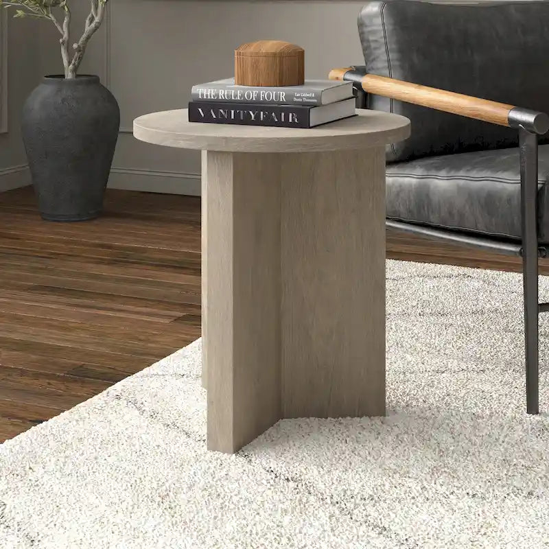 Table d'appoint ronde de 50 cm de large