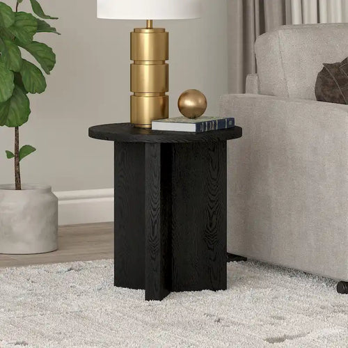 Table d'appoint ronde de 50 cm de large