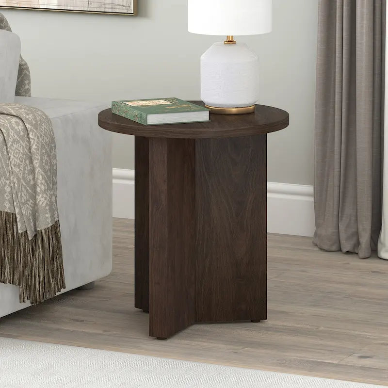 Table d'appoint ronde de 50 cm de large