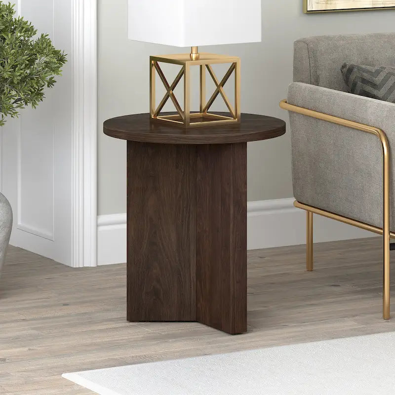 Table d'appoint ronde de 50 cm de large