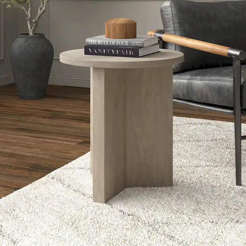Table d'appoint ronde de 50 cm de large