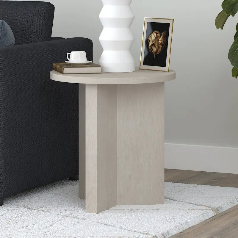 Table d'appoint ronde de 50 cm de large