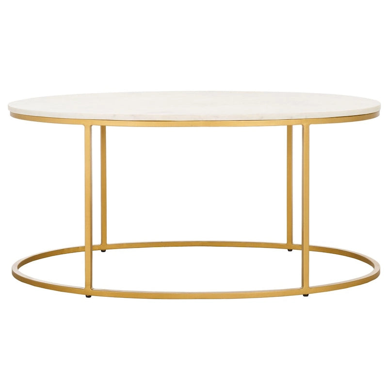 Table basse en marbre (assemblée - 39Lx21Px18H)
