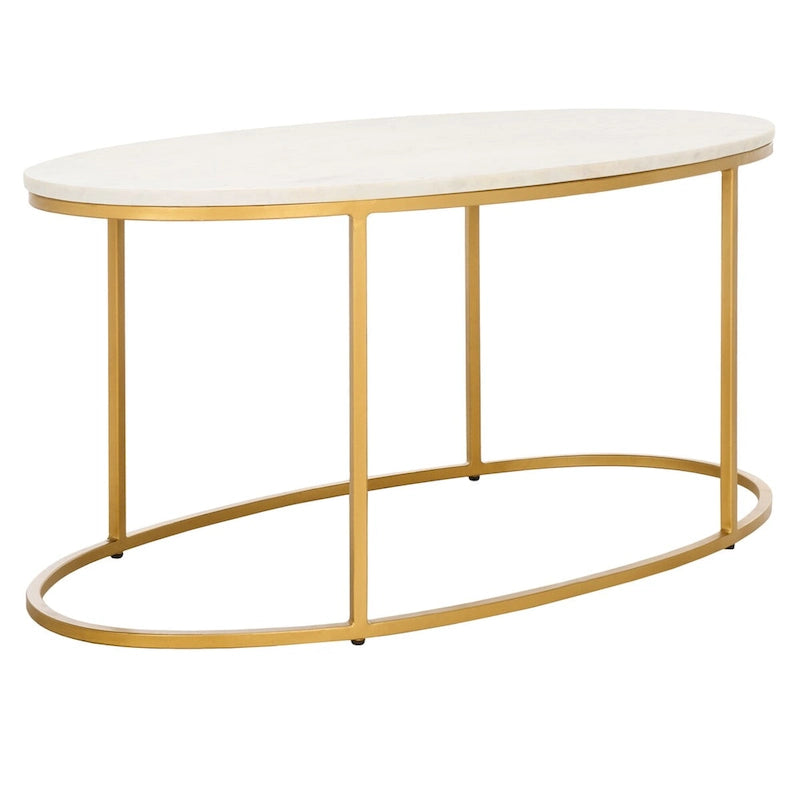 Table basse en marbre (assemblée - 39Lx21Px18H)