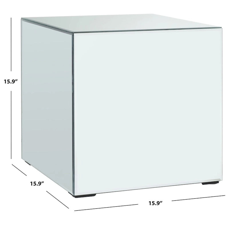 Table d'appoint miroir - 16Wx16Dx16H