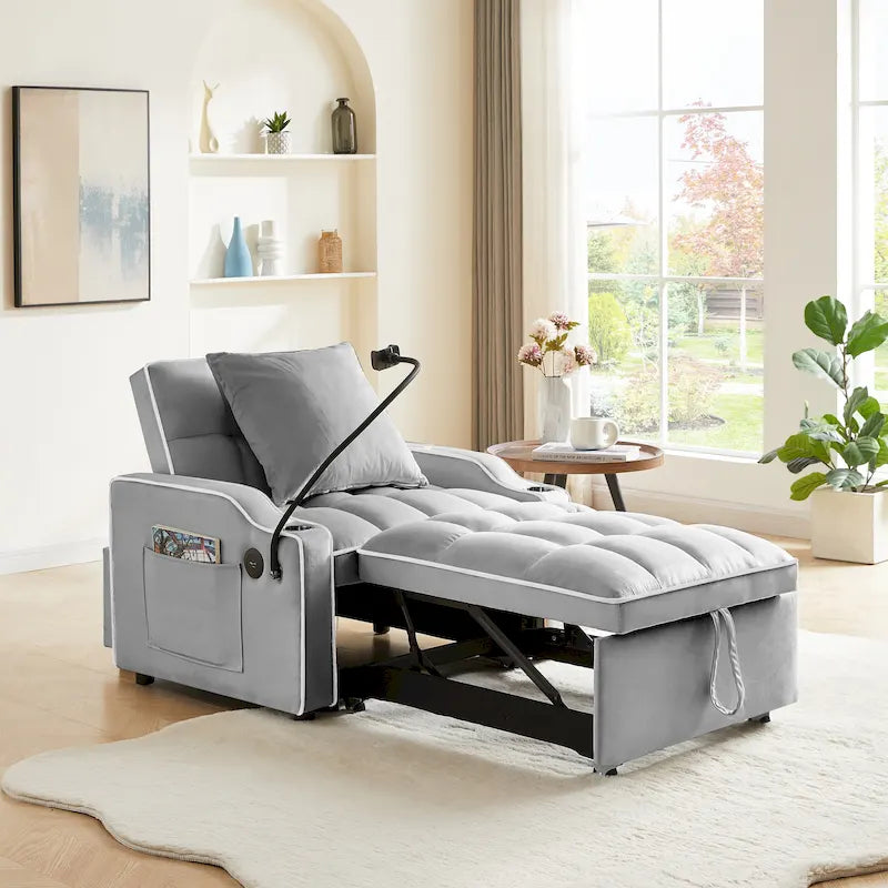 Fauteuil-lit convertible réglable