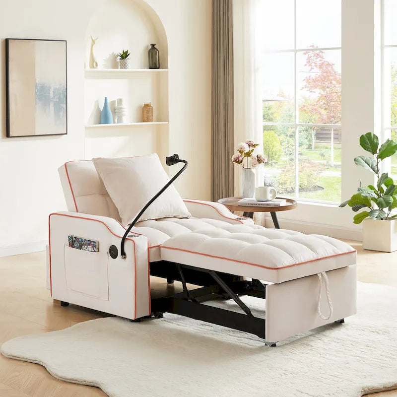 Fauteuil-lit convertible réglable