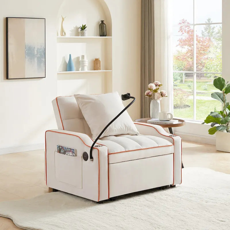 Fauteuil-lit convertible réglable