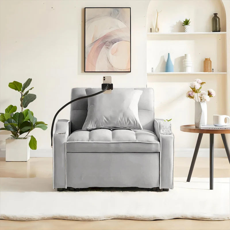 Fauteuil-lit convertible réglable