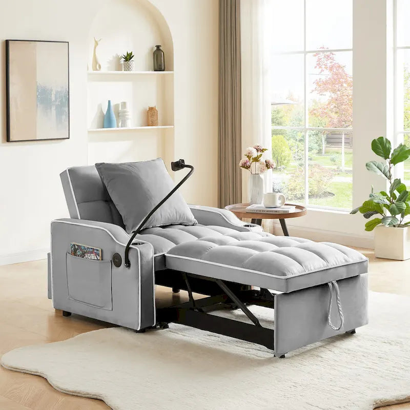 Fauteuil-lit convertible réglable