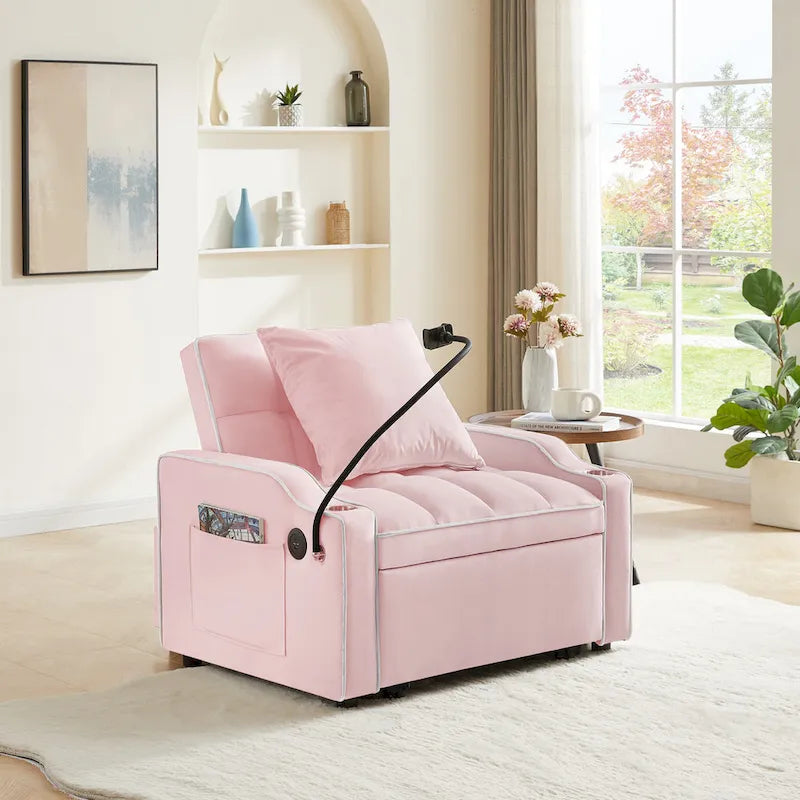 Fauteuil-lit convertible réglable