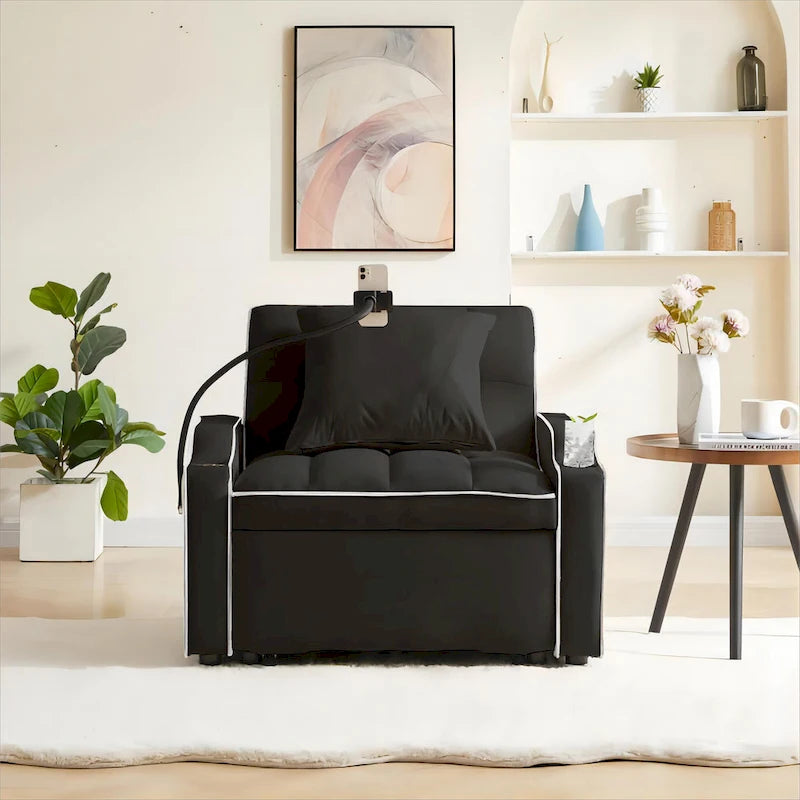 Fauteuil-lit convertible réglable