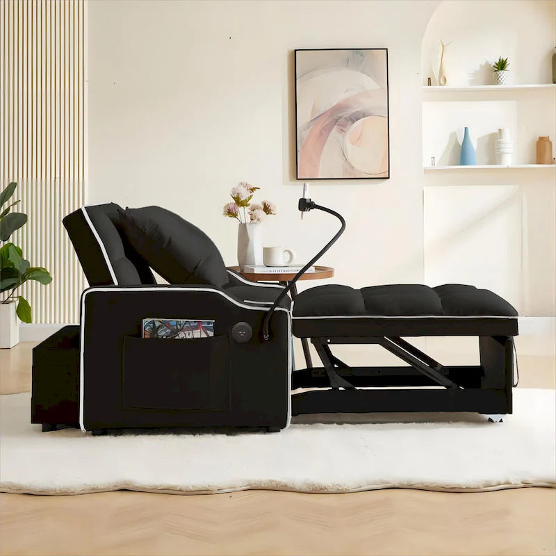 Fauteuil-lit convertible réglable