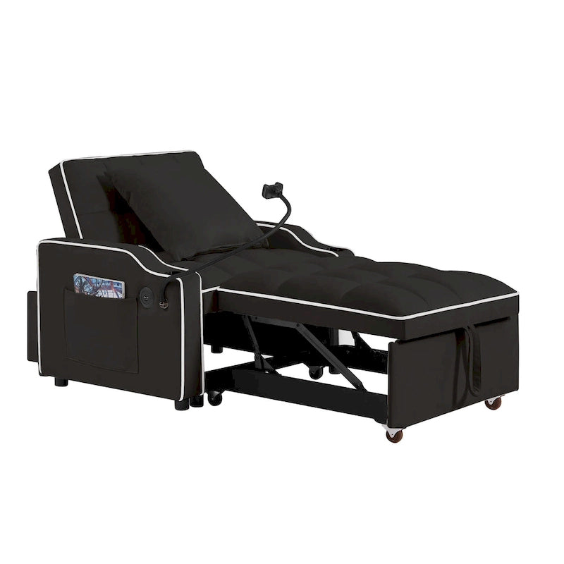 Fauteuil-lit convertible réglable