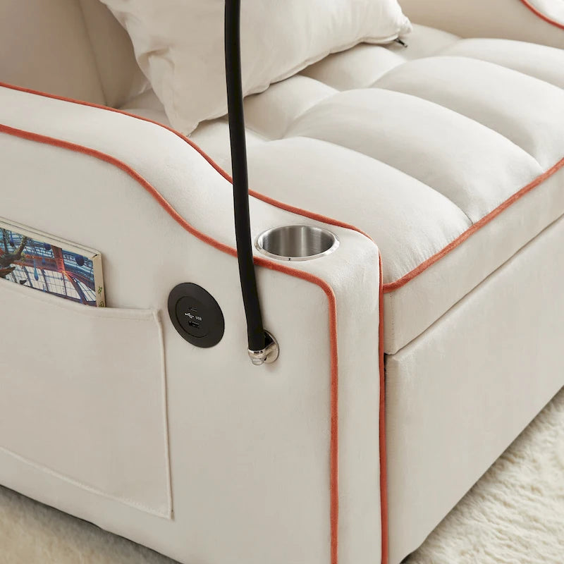 Fauteuil-lit convertible réglable